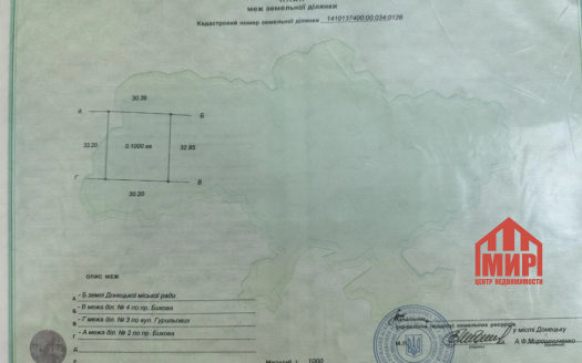 Снижение цены! Продам Отличный Участок — 10 соток, ГосАкт (приватизированная земля), ориентир гостиница Прага, Парк Щербакова. Коммерция!